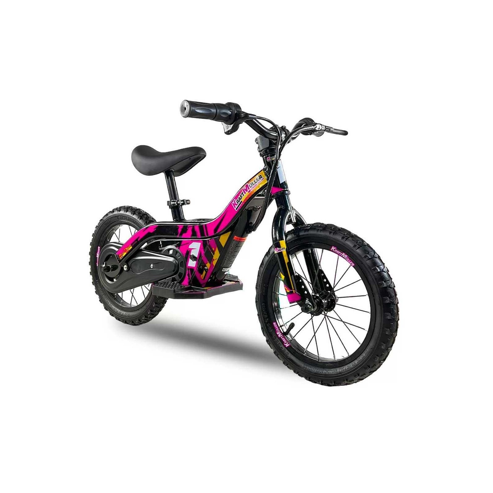 Draisienne électrique enfant KM-ONE 14" - rose Voitures électriques