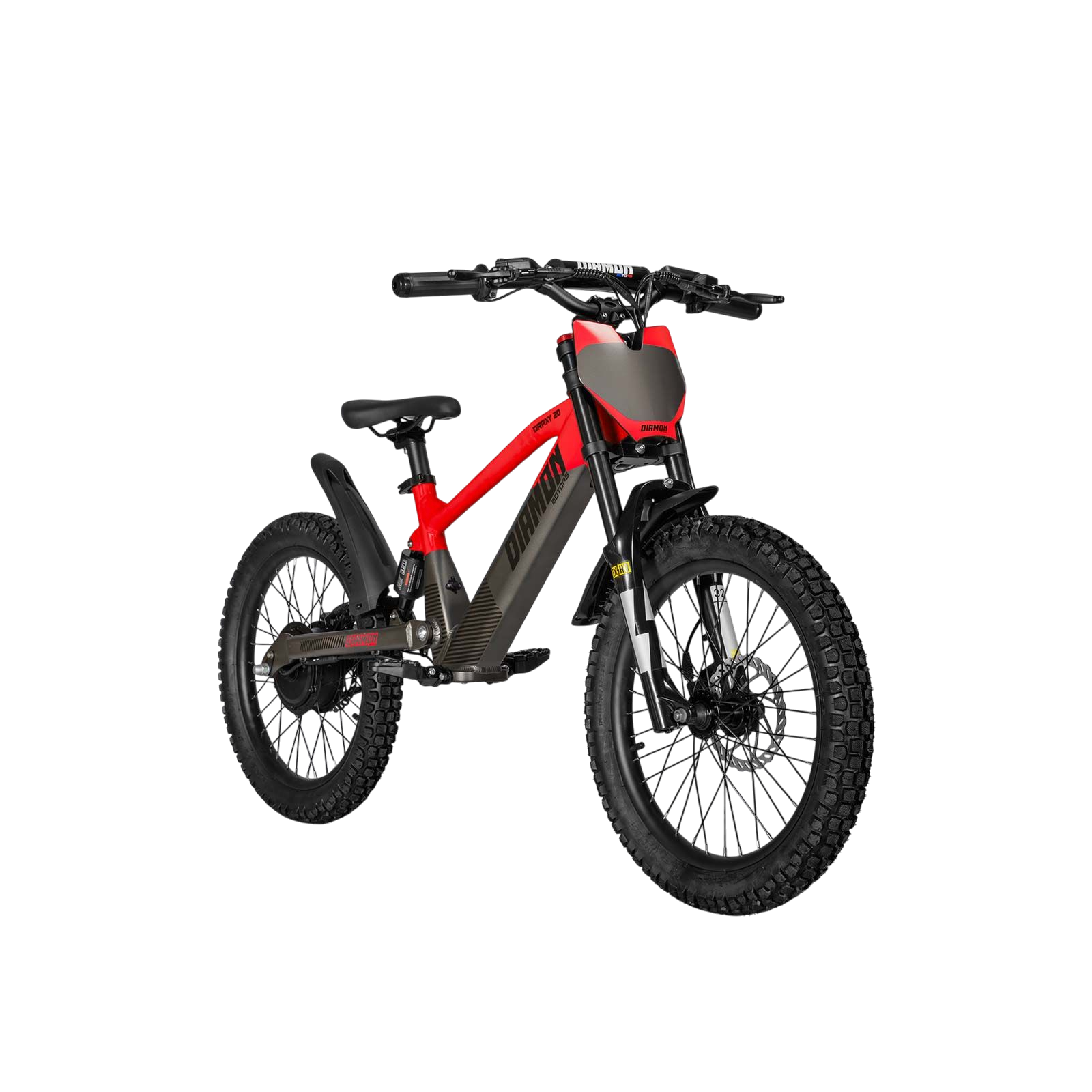 Draisienne électrique enfant diamon draxy 20" rouge