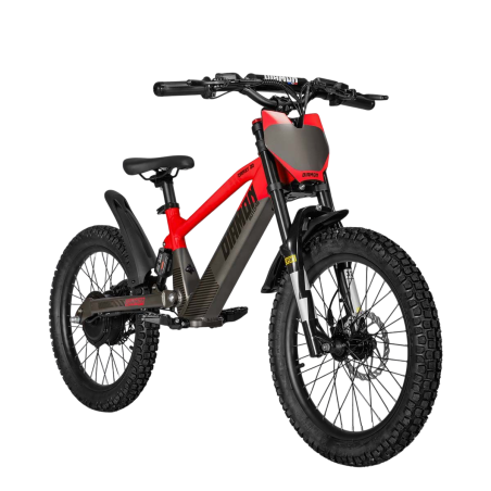 Draisienne électrique enfant diamon draxy 18" rouge