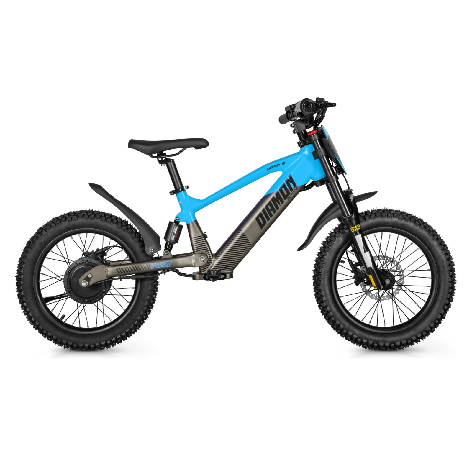 Draisienne électrique enfant diamon draxy 20" bleu