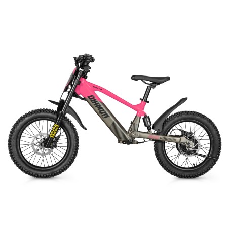 Draisienne électrique enfant diamon draxy 20" rose