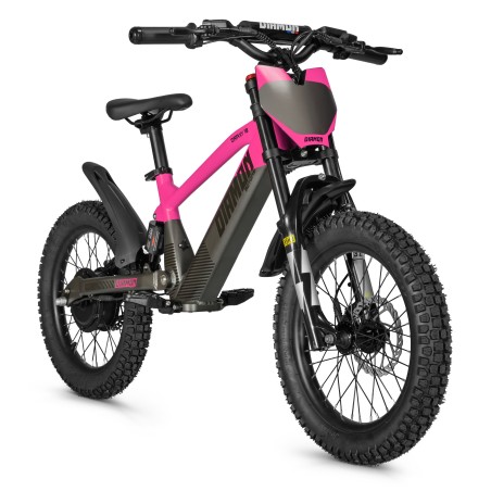 Draisienne électrique enfant diamon draxy 20" rose