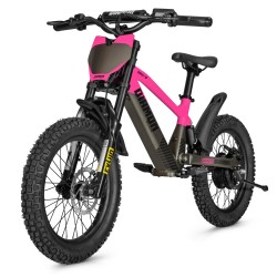 Draisienne électrique enfant diamon draxy 20" rose