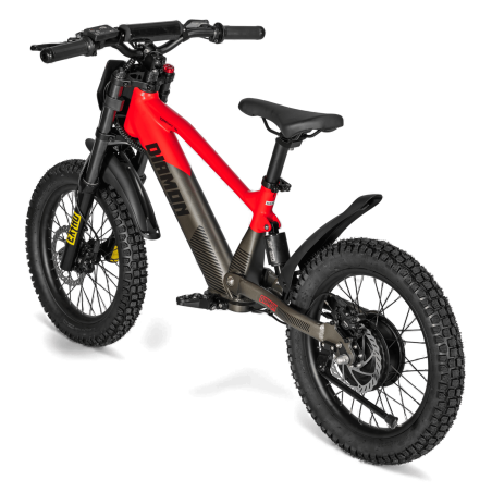 Draisienne électrique enfant diamon draxy 18" rouge