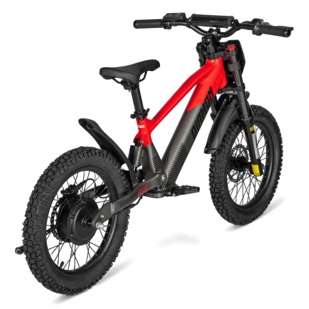 Draisienne électrique enfant diamon draxy 18" rouge