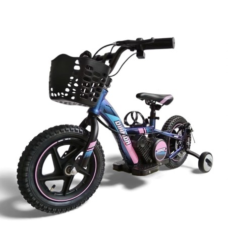 Draisienne électrique enfant Diamon draxy 12" rose