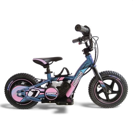 Draisienne électrique enfant Diamon draxy 12" rose
