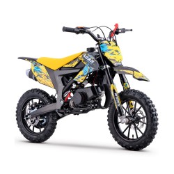 Pocket bike enfant LMR roan 49cc jaune Pocket Cross / Pocket Quad thermique