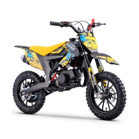 Pocket bike enfant LMR roan 49cc jaune Pocket Cross / Pocket Quad thermique