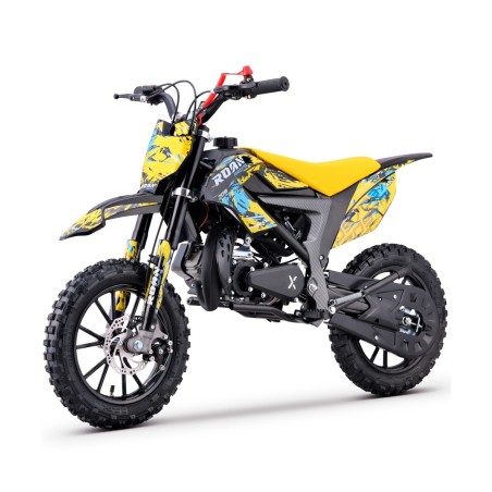 Pocket bike enfant LMR roan 49cc jaune Pocket Cross / Pocket Quad thermique