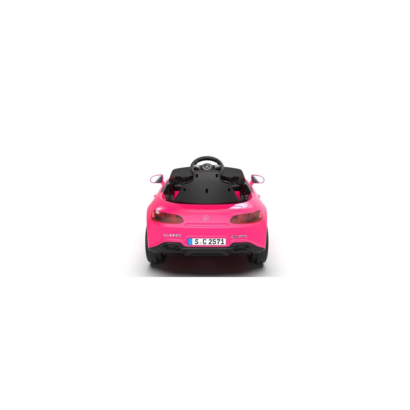 Voiture électrique enfant Mercedes CLS350 rose 12 volts, 2 moteurs 30w, télécommande parentale 2.4 Ghz