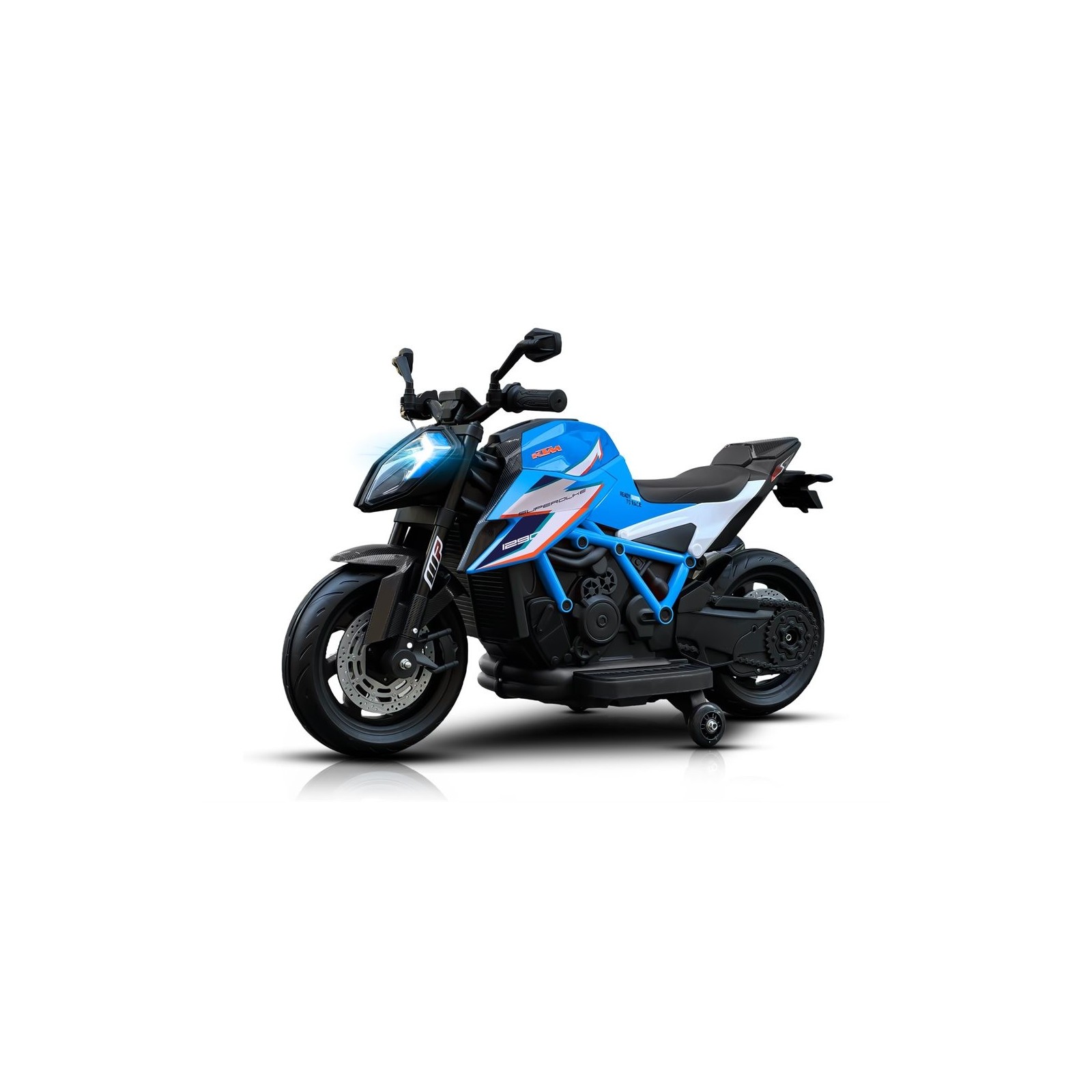 Moto électrique enfant KTM X12 Superduke bleu