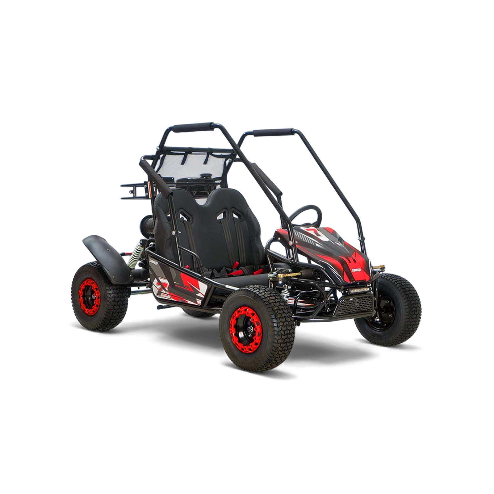 Buggy / Karting, Buggy sirocco 125cc diamon motors bleu - grandes roues rouge, LeMiniRider