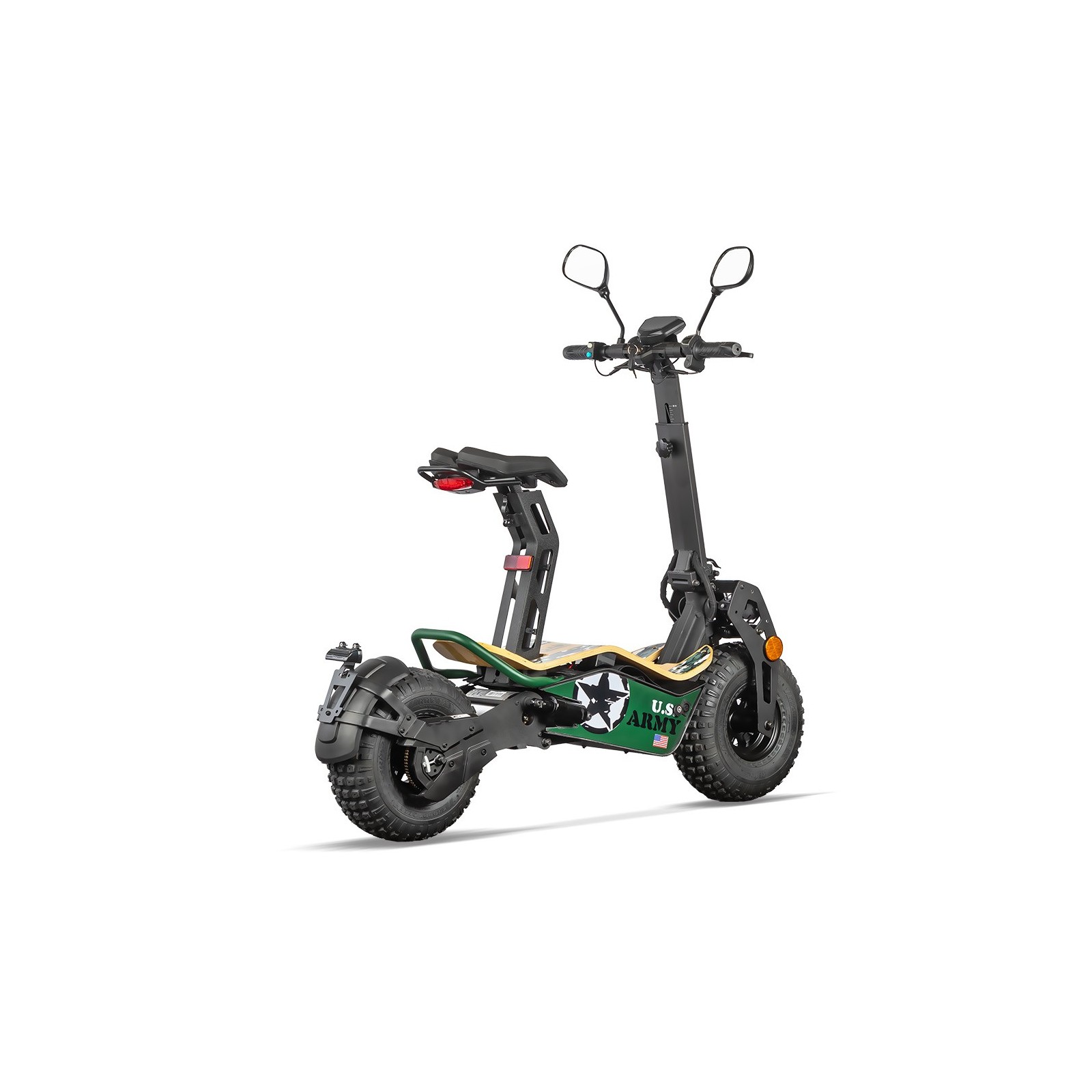 Trottinette électrique Velocifero 810W 48V - vert army