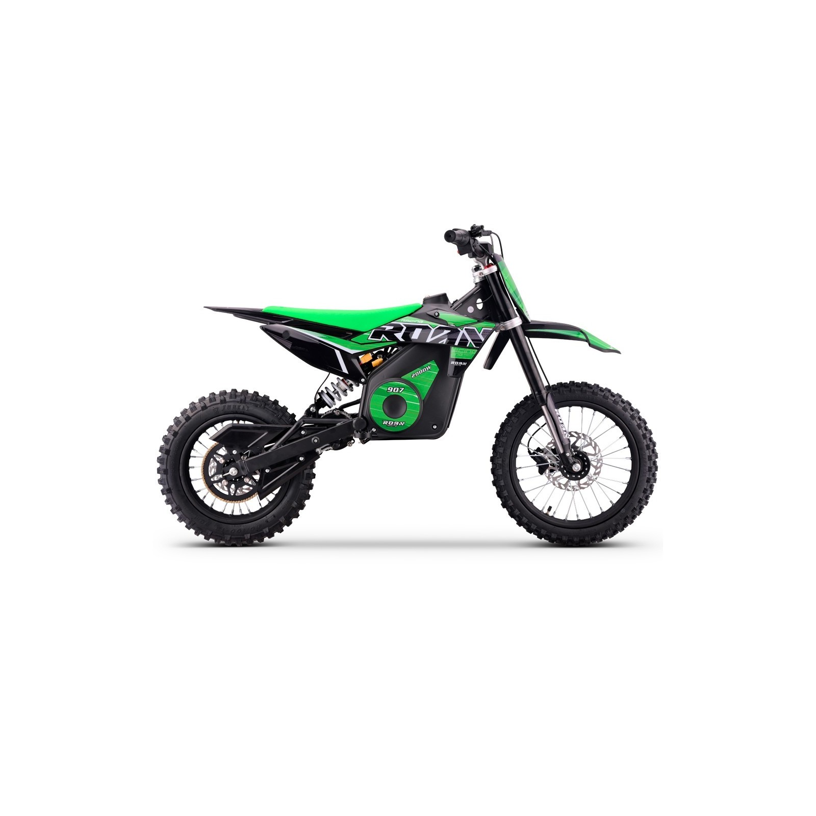Dirt bike électrique LMR 2000W brushless - vert - LeMiniRider