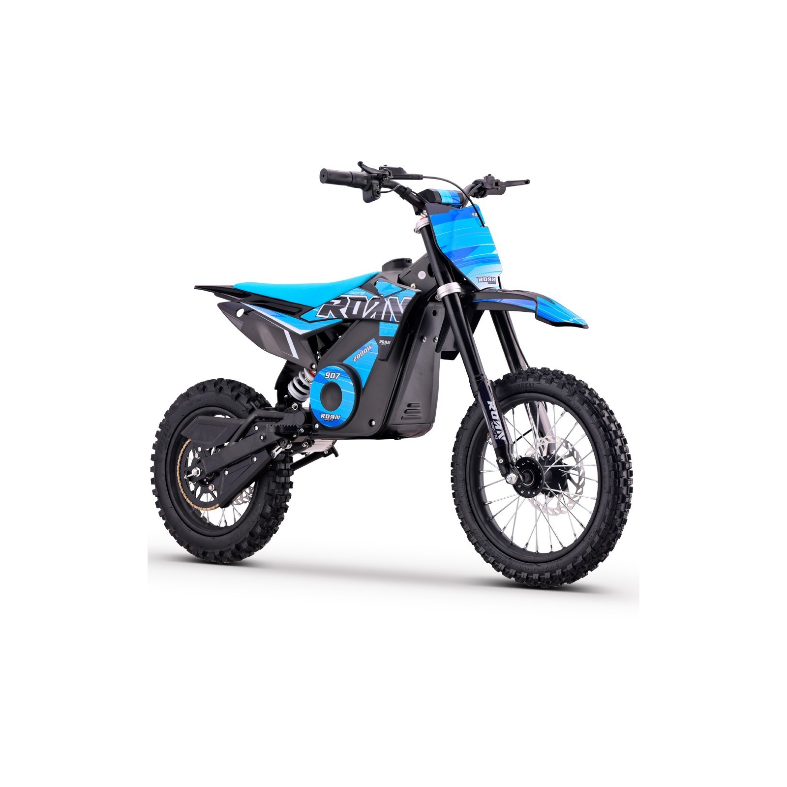 Dirt bike électrique LMR 2000W brushless - bleu