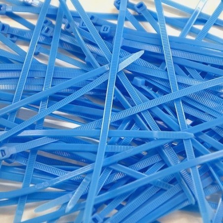 Pièces détachées Dirt bike, Pit bike Collier de Serrage - 2.5x200mm - Bleu LMR PARTS
