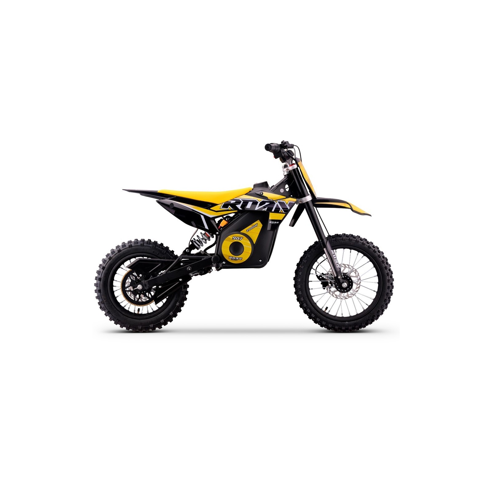 Dirt bike électrique LMR 2000W brushless - jaune - LeMiniRider
