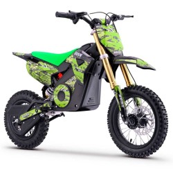 Dirt bike électrique enfant LMR 1100w 10/12" - vert - LeMiniRider