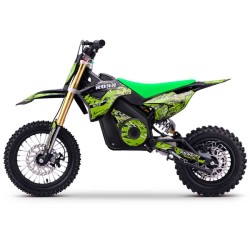 Dirt bike électrique enfant LMR 1100w 10/12" - vert - LeMiniRider
