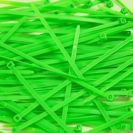 Pièces détachées Dirt bike, Pit bike Collier de Serrage - 2.5x200mm - Vert Fluo LMR PARTS