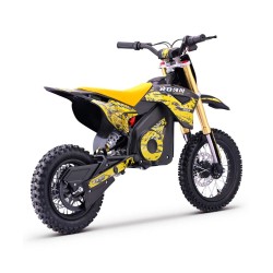 Dirt bike électrique enfant LMR 1100w 10/12" - jaune - LeMiniRider