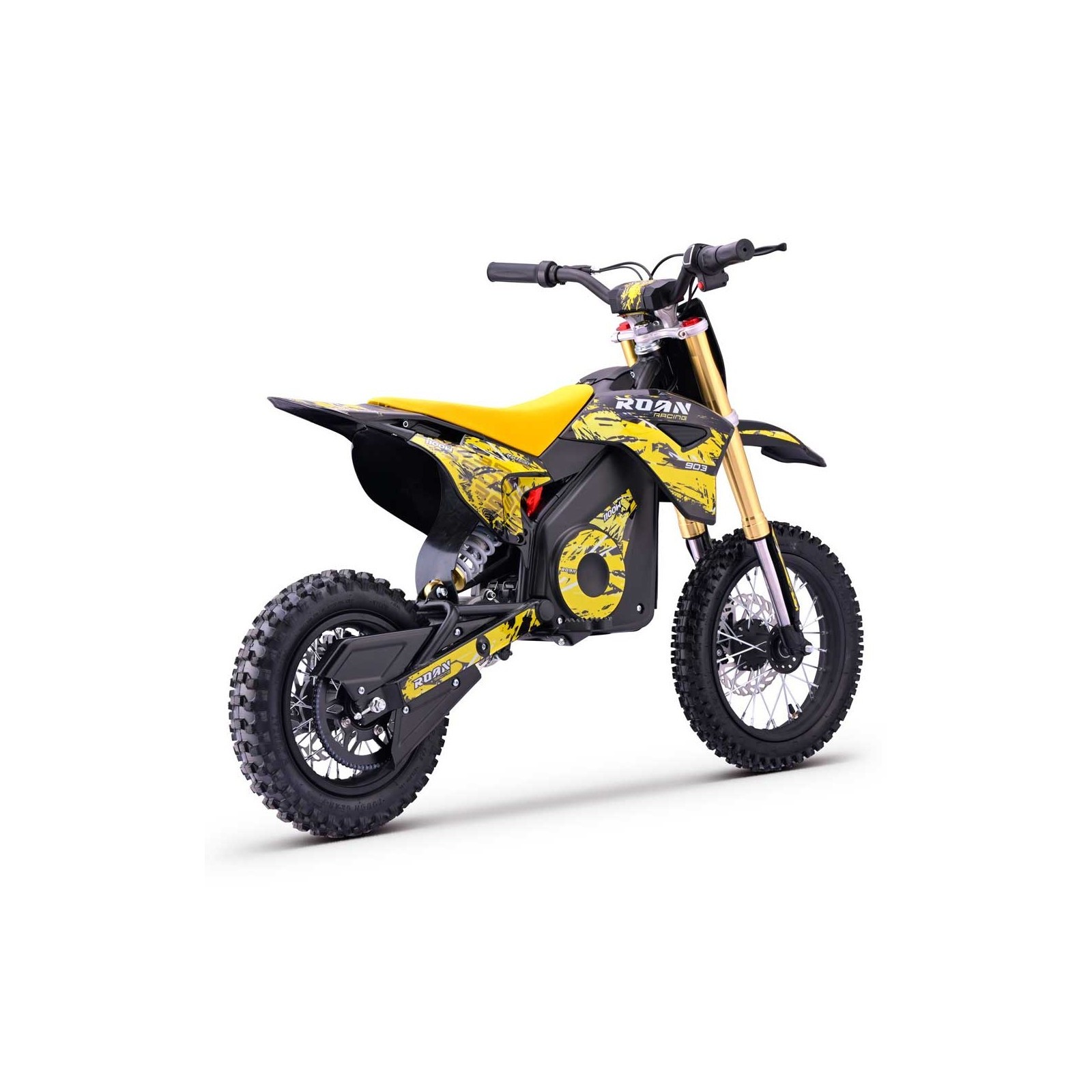 Dirt bike électrique enfant LMR roan 1100w 10/12" - jaune