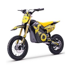 Dirt bike électrique enfant LMR 1100w 10/12" - jaune - LeMiniRider