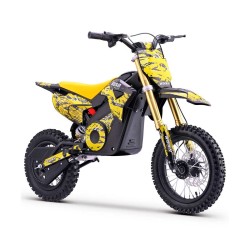 Dirt bike électrique enfant LMR 1100w 10/12" - jaune - LeMiniRider