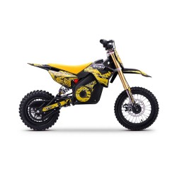 Dirt bike électrique enfant LMR 1100w 10/12" - jaune - LeMiniRider