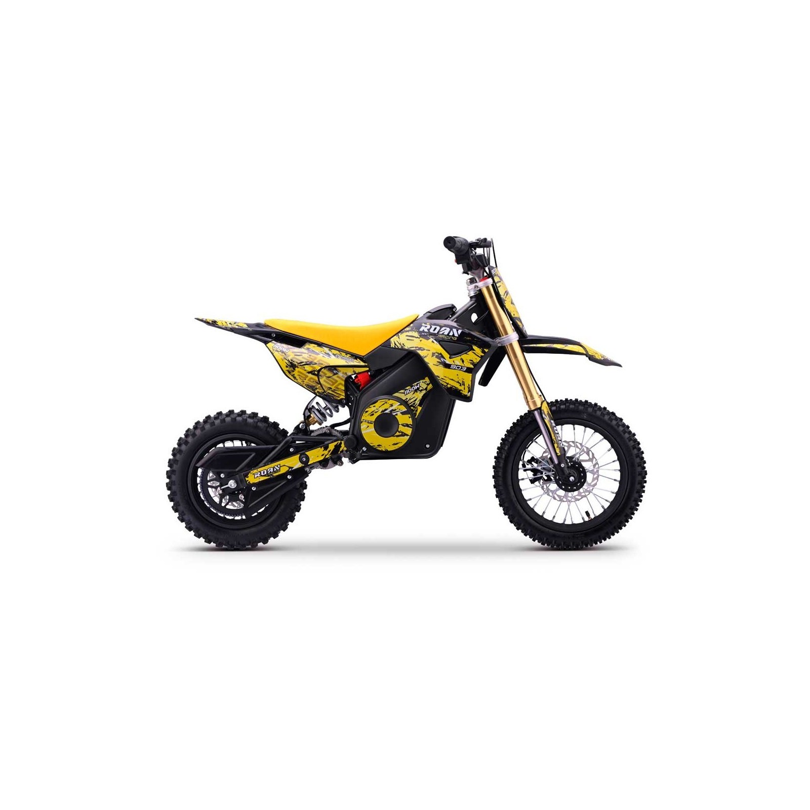 Dirt bike électrique enfant LMR 1100w 10/12" - jaune - LeMiniRider