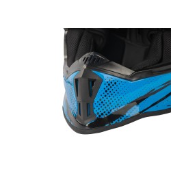 Casque enfant cross Kimo bro v2 brillant bleu