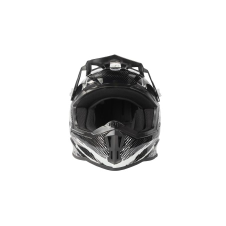 Casque enfant cross Kimo bro v2 brillant noir
