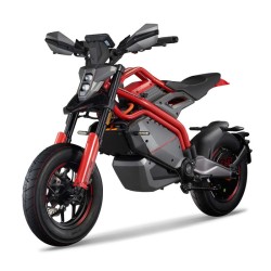 Moto électrique homologuée 5000w Velocifero Jump rouge