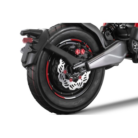 Moto électrique homologuée 5000w Velocifero Jump rouge