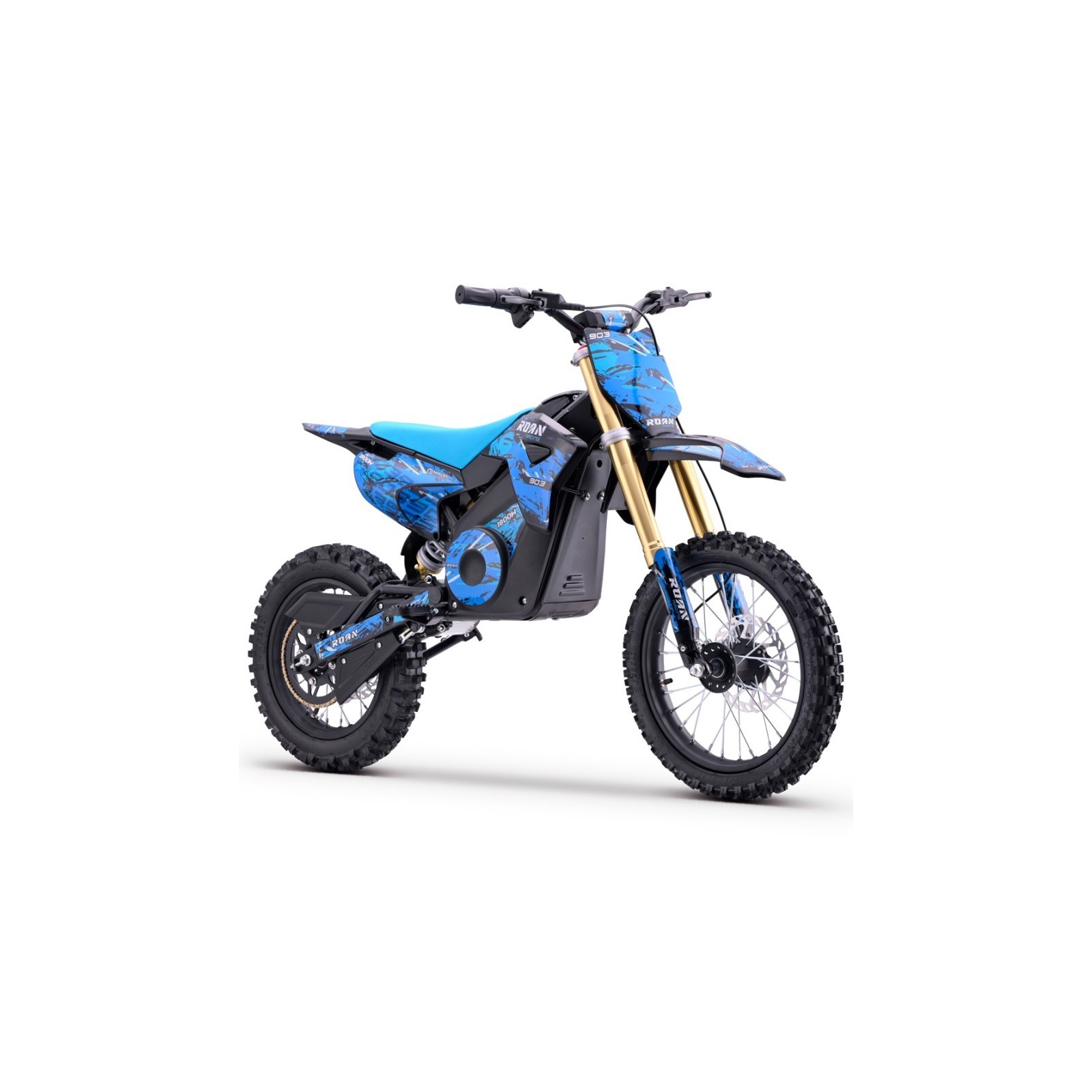 Dirt bike électrique LMR RCK Roan 1800W bleu