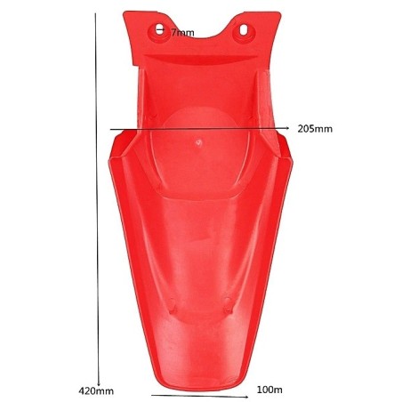 Pièces détachées Dirt bike, Pit bike Garde boue ArriÃ¨re KLX 110 - Vert LMR PARTS