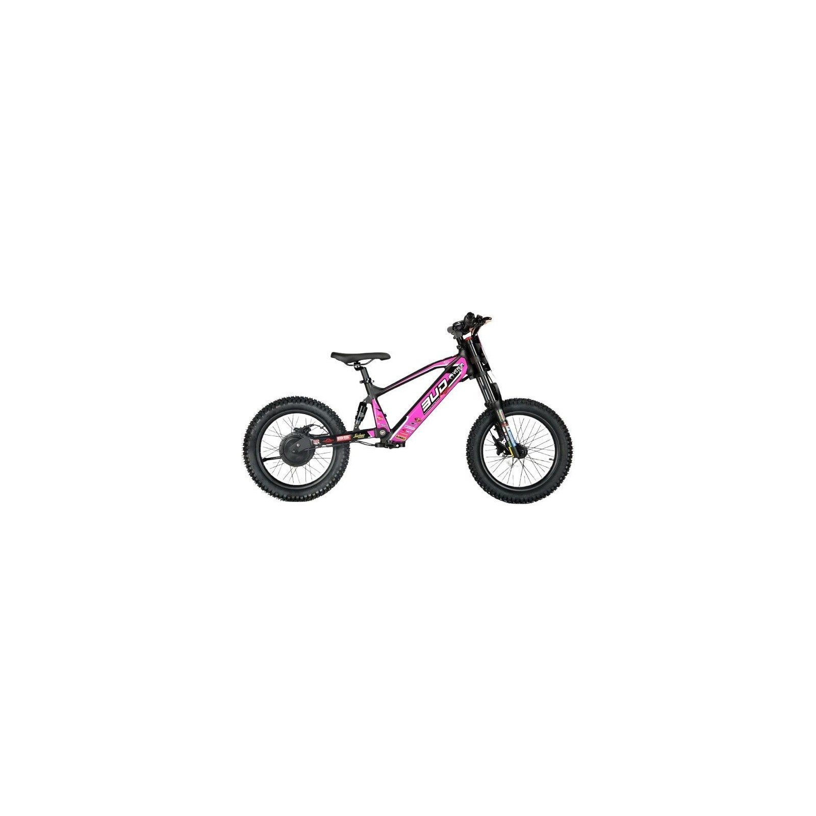 Draisienne électrique bud racing 18" rose