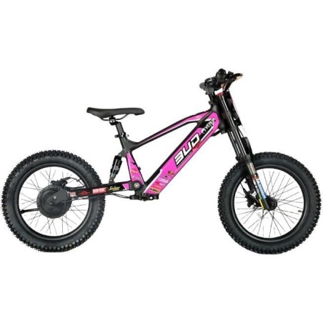 Draisienne électrique bud racing 18" rose