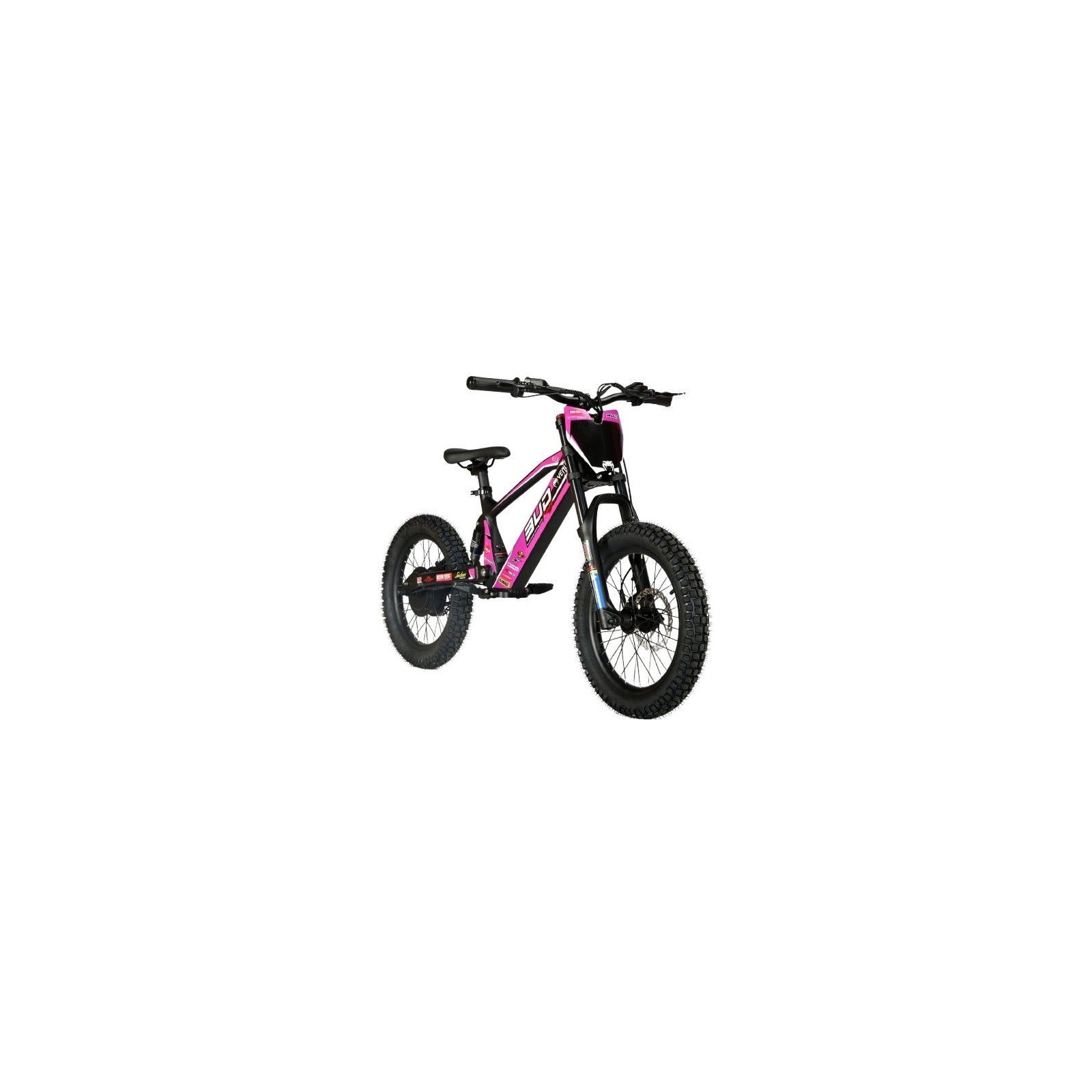 Draisienne électrique bud racing 18" rose