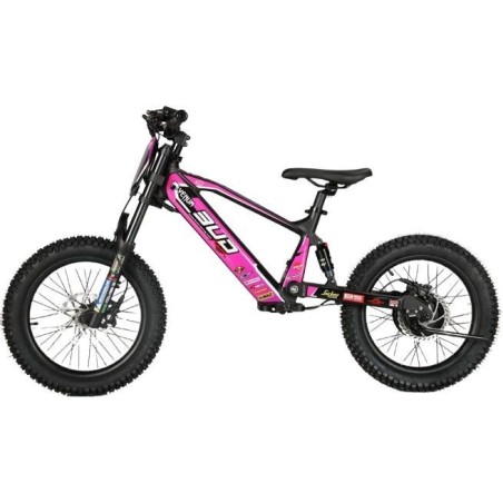 Draisienne électrique bud racing 18" rose