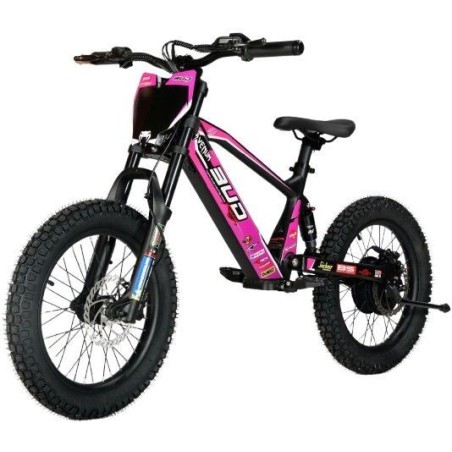 Draisienne électrique bud racing 18" rose