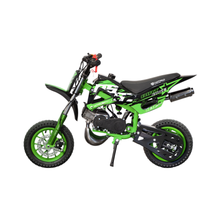 Pocket bike cross CRX 49cc - vert / blanc Pocket Bike & Pocket Quad