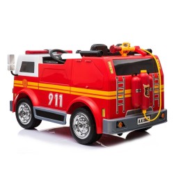 Camion de pompier électrique enfant, 2 moteurs 45w, télécommande parentale 2.4 Ghz Voitures électriques