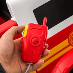 Camion de pompier électrique enfant, 2 moteurs 45w, télécommande parentale 2.4 Ghz Voitures électriques