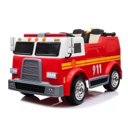Camion de pompier électrique enfant, 2 moteurs 45w, télécommande parentale 2.4 Ghz Voitures électriques