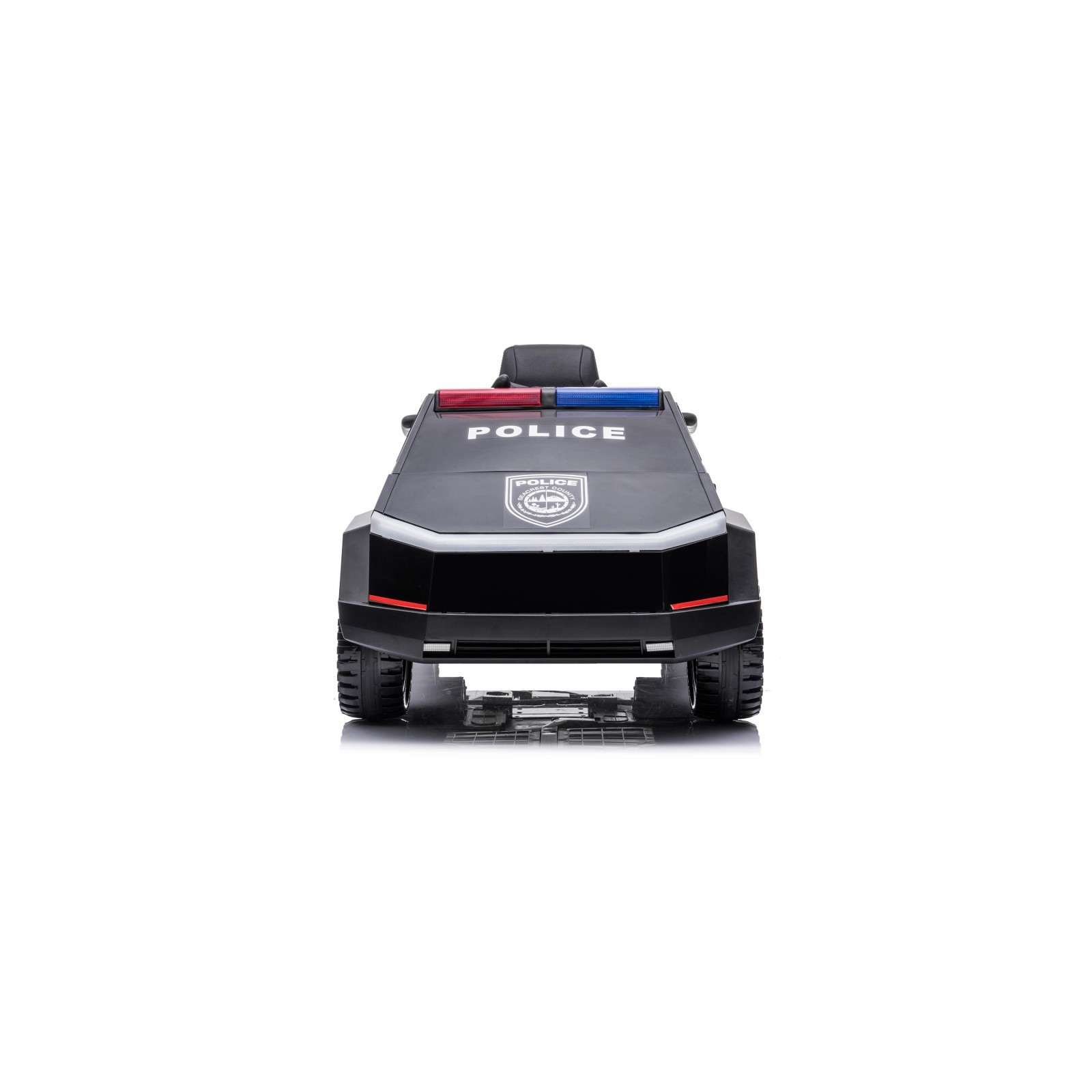 Voiture électrique enfant Tesla Cybertruck Police 12V, 2 moteurs 45w
