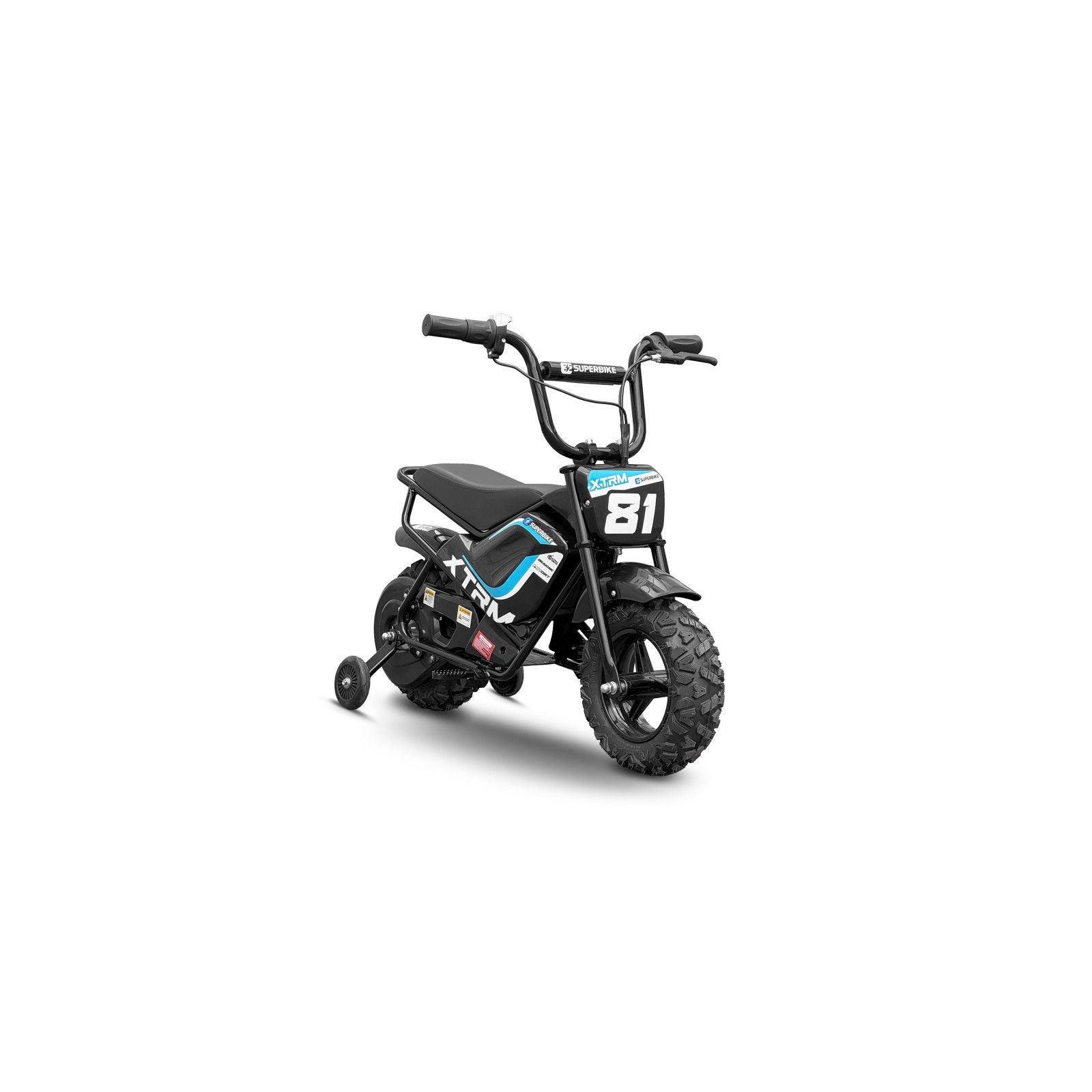 Minimoto électrique enfant 250w e-superbike - bleu Pocket Bike & Pocket Quad