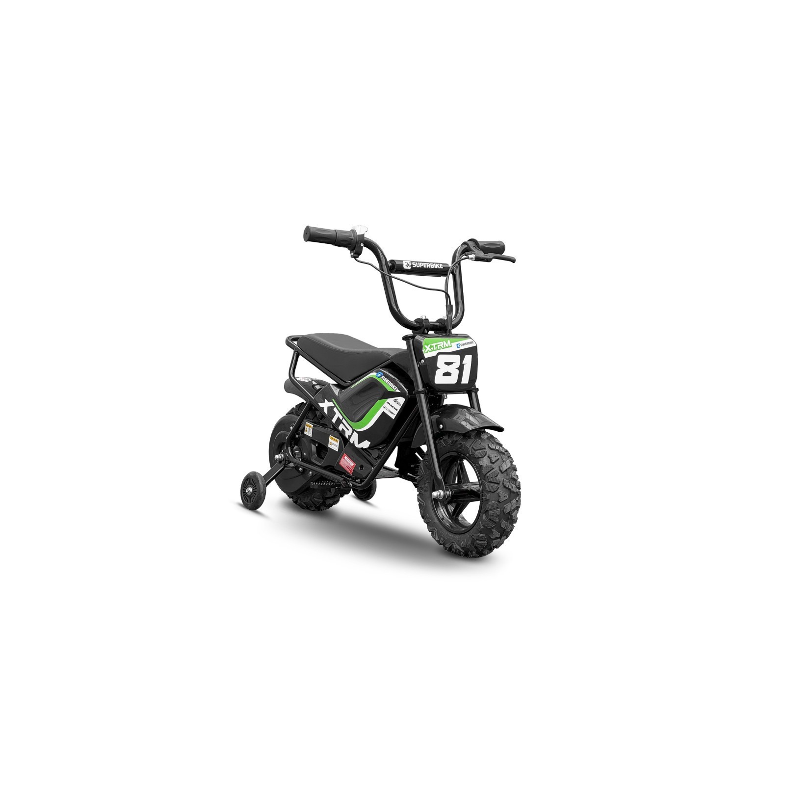 Minimoto électrique enfant 250w e-superbike - vert Pocket Bike & Pocket Quad
