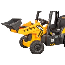 Troctopelle électrique enfant JCB 12V, 2 moteurs 35w, batterie 12V, télécommande parentale 2.4 Ghz Voitures électriques